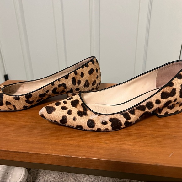Cole Haan Brown and Black Flats with Animal Print - Picture 1 of 5